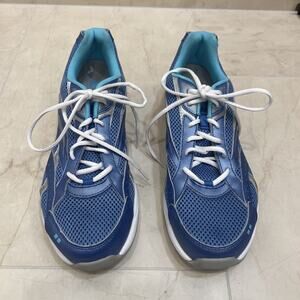 NWOB Ryka Women Sneakers Size 11 Blue Grey Stroll Casual Walking Shoes